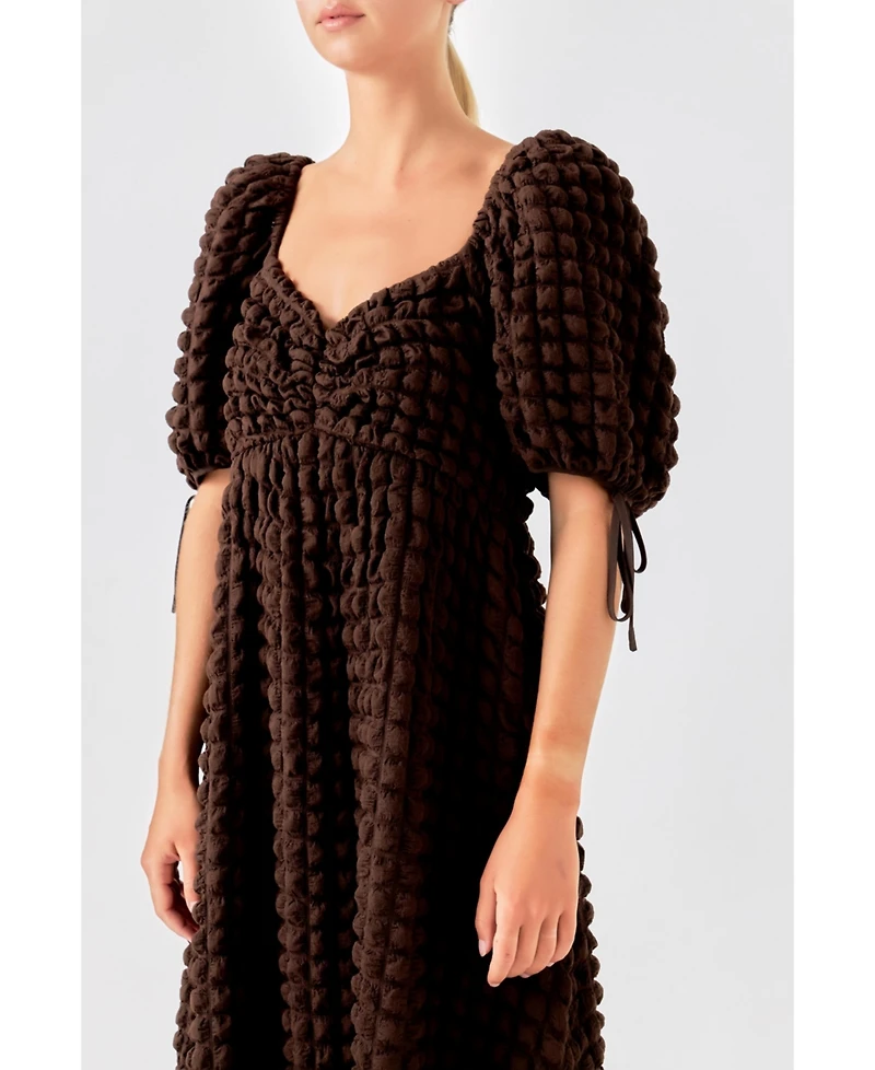 endless rose Women's Textured Maxi Dress