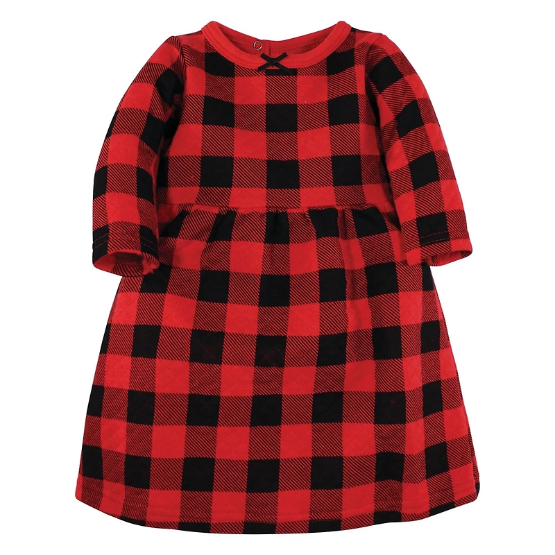 Hudson Baby Girls Two-Piece Set of Long-Sleeve Dresses