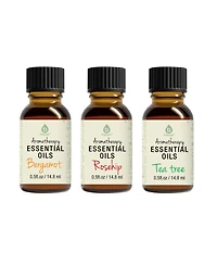 Pursonic Aromatherapy Essential Oils (Bergamot, Rosehip, Tea Tree)