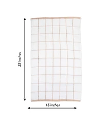 Arkwright Home Cotton Kitchen Towels (12 Pack, 15x25 in.) Windowpane Stripes