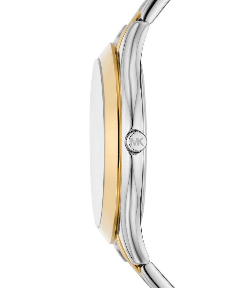 Michael Kors Women's Slim Runway Three-Hand Two-Tone Stainless Steel Watch 42mm