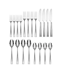 Cambridge Silversmiths Marlise Mirror 20 Piece 18/10 Stainless Steel Flatware Set, Service for 4