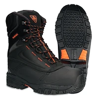 RefrigiWear Men's Polar Force Max Waterproof Insulated 8-Inch Leather Work Boots
