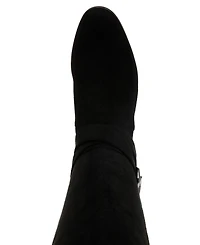 Anne Klein Women's Maelie Knee High Microsuede Regular Calf Boots