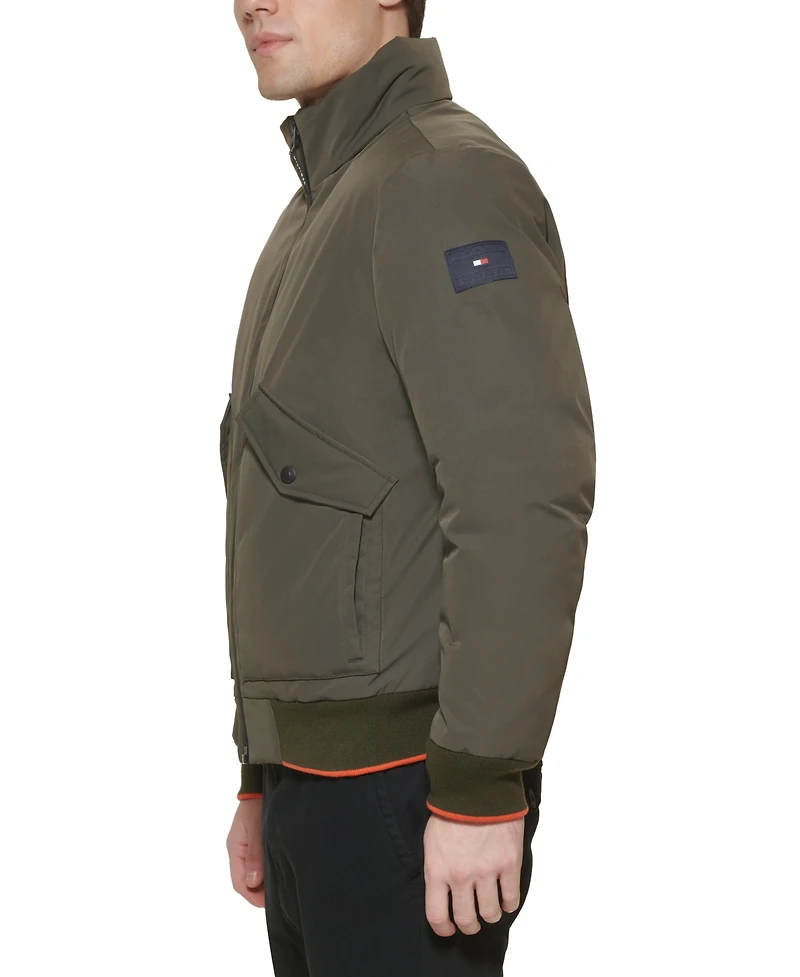 Tommy Hilfiger Men's Flex Performance Zip-Front Bomber Jacket