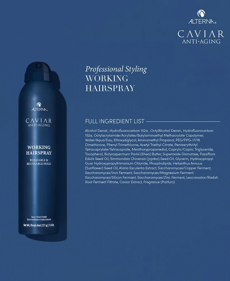 Alterna Caviar Working Hairspray, 15.5 oz.