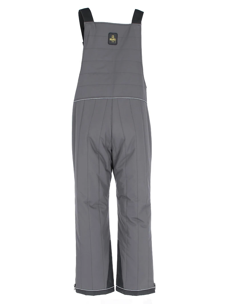 RefrigiWear Men's ChillShield Insulated Bib Overalls - Lightweight, Water-Repellent, Durable Workwear for Cold Weather