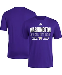 Men's adidas Purple Washington Huskies Head of Class Fresh T-shirt