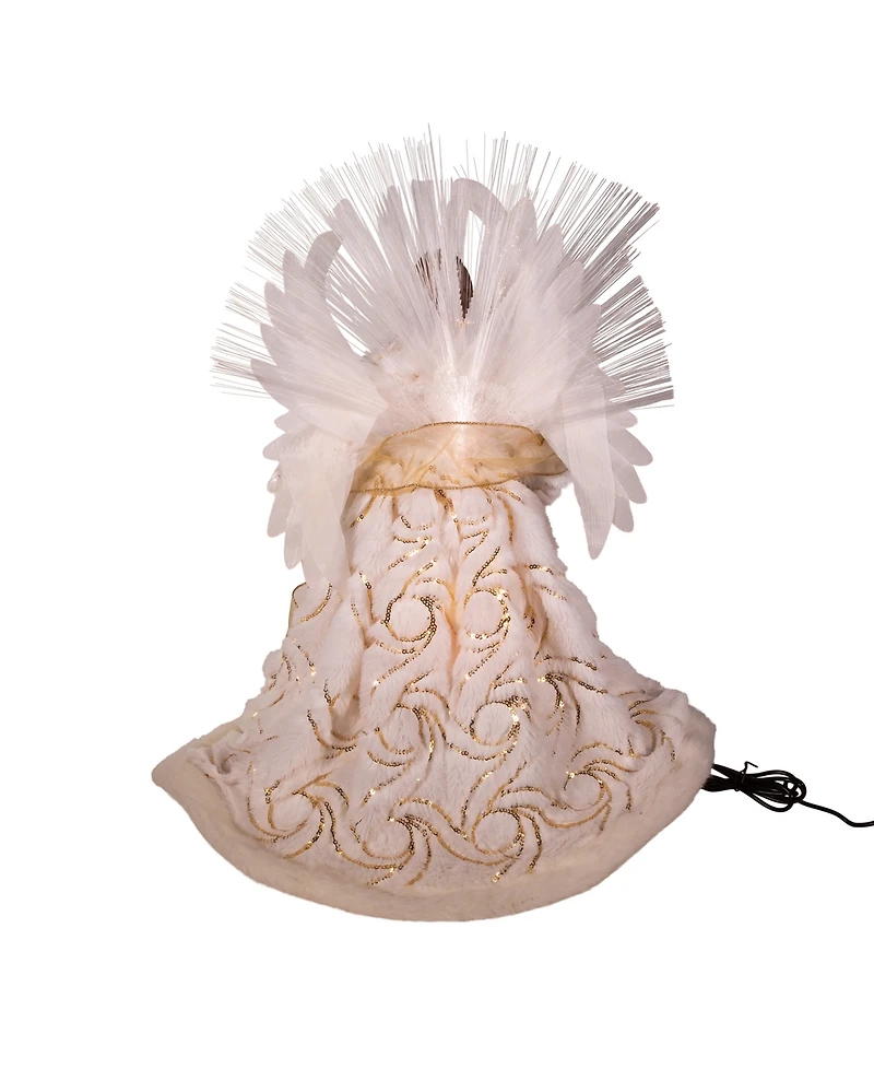 Kurt Adler 16" Fiber Optic Led Angel Tree Topper