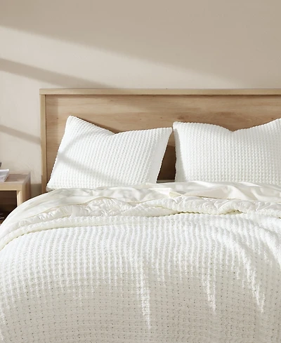Sunday Citizen Snug Waffle Comforter, Full/Queen