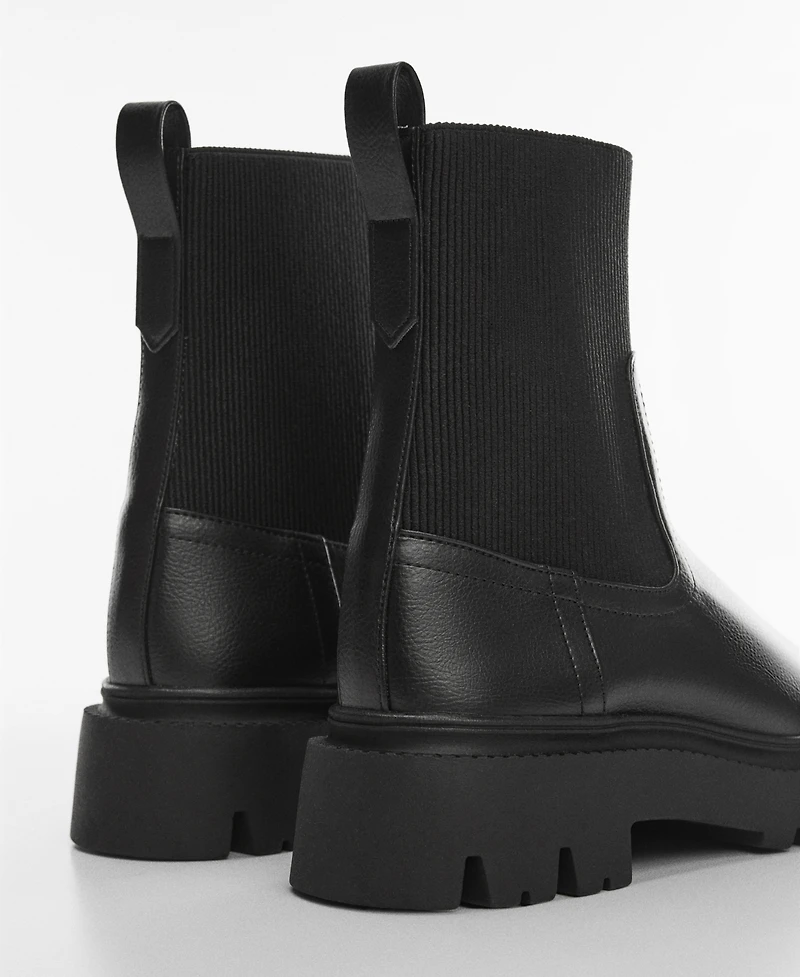 Mango Women's Track Platform Boots