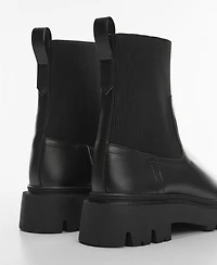 Mango Women's Track Platform Boots