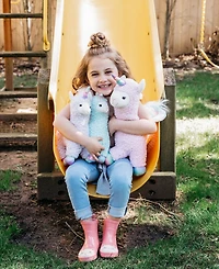 Gund Cotton Candy Llamacorn Plush Toy, Unicorn Stuffed Animal, 11"