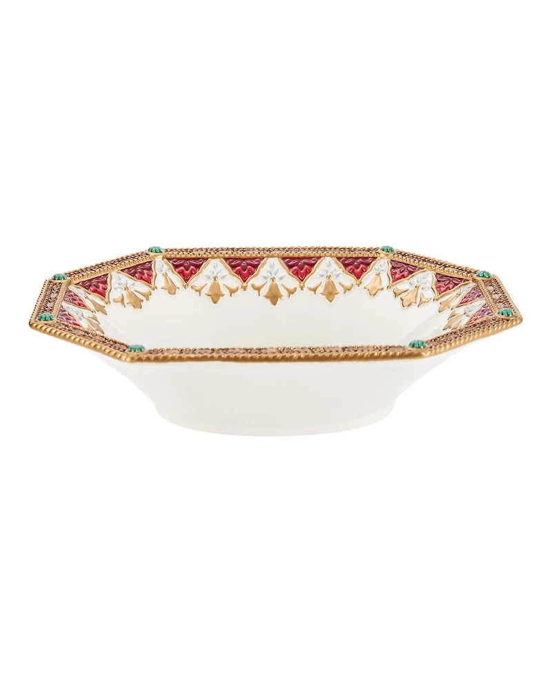 Fitz and Floyd Noel Holiday Large Serving Bowl, 11.5-in
