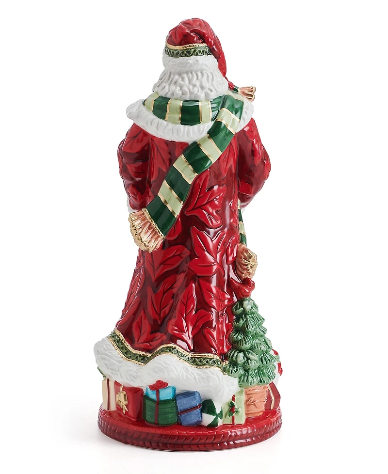 Fitz and Floyd Studio Collection 13-Inch African-American Santa Figurine