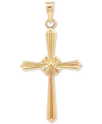 Cross Pendant in 14k Yellow Gold