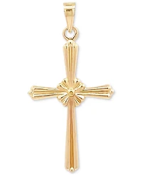 Cross Pendant in 14k Yellow Gold