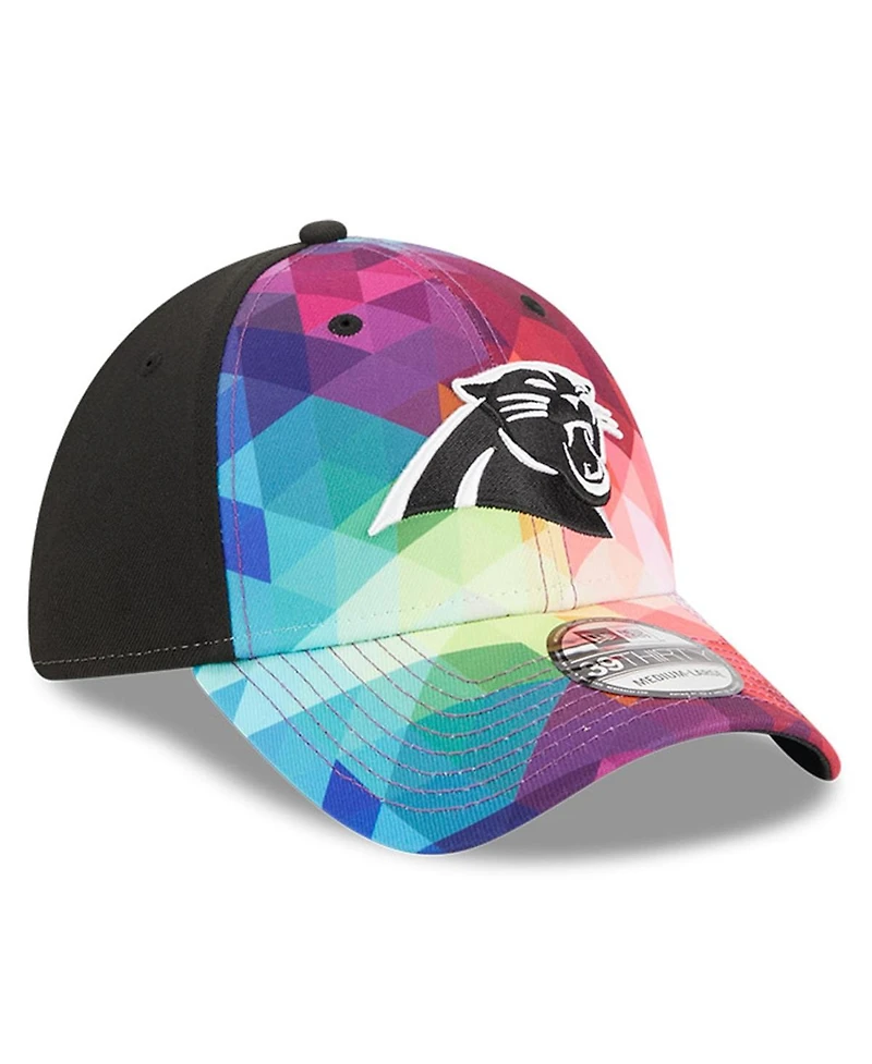 Men's and Women's New Era Multicolor, Black Carolina Panthers 2023 Nfl Crucial Catch 39THIRTY Flex Hat