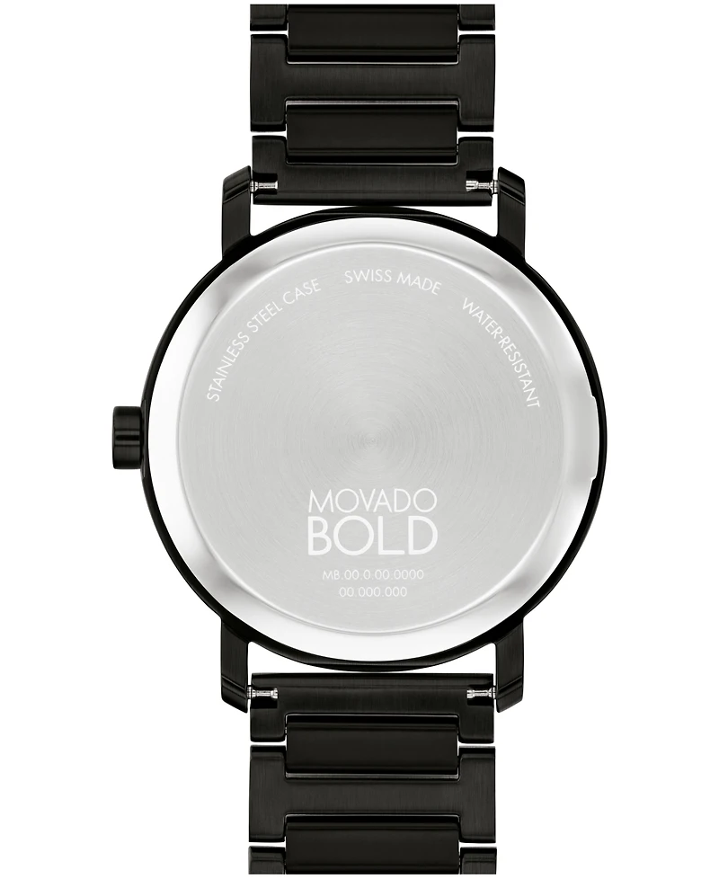 Movado Men's Bold Evolution 2.0 Swiss Quartz Ionic Plated Steel Watch 40mm