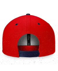 Men's Fanatics Red, Navy Washington Capitals Heritage City Two-Tone Snapback Hat