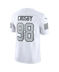 Men's Nike Maxx Crosby White Las Vegas Raiders Alternate Vapor F.u.s.e. Limited Jersey