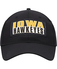 Men's Colosseum Black Iowa Hawkeyes Positraction Snapback Hat