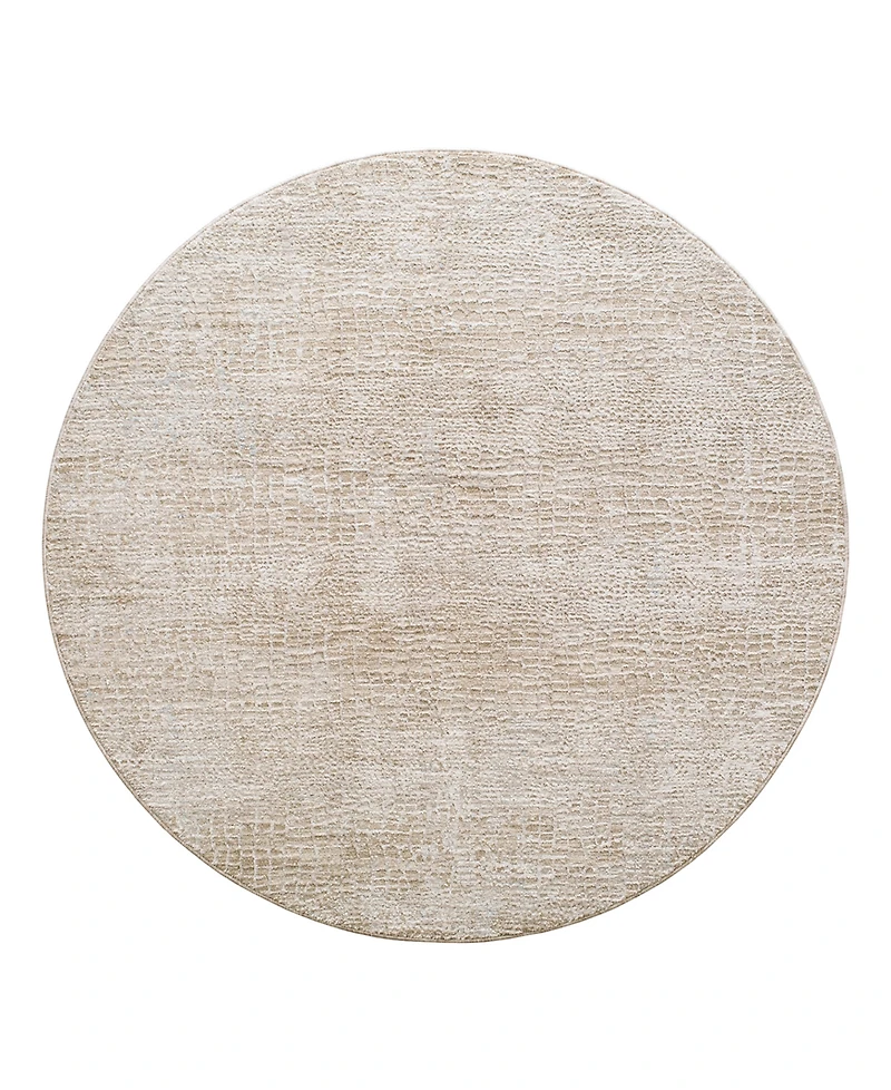 Livabliss Masterpiece High-Low Mpc-2306 6'7" x Round Area Rug