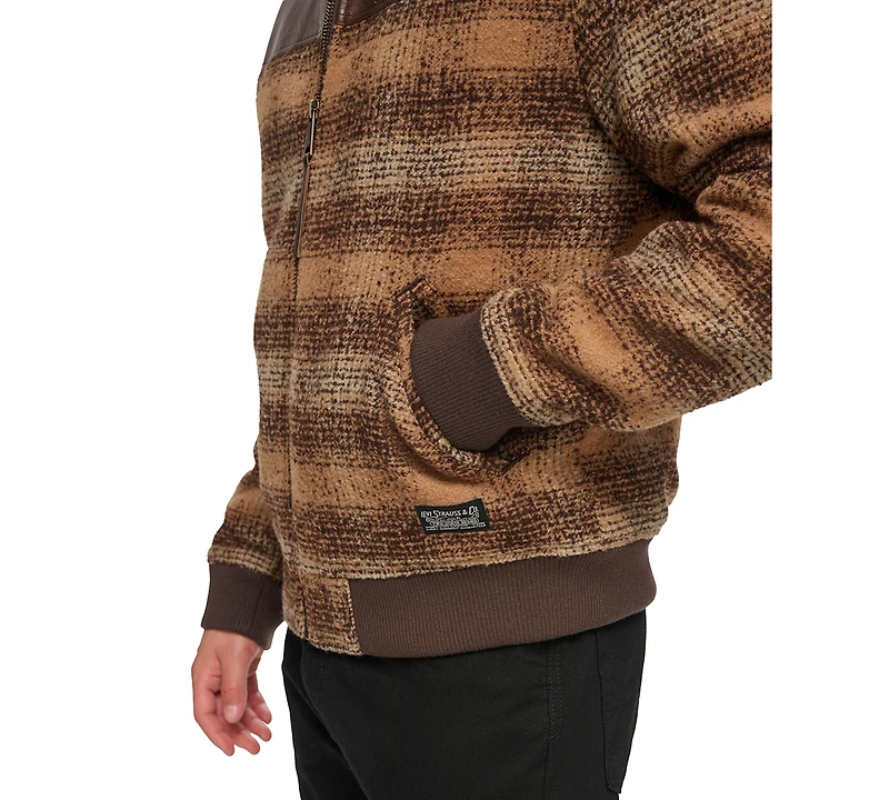 Levi's Men's Plaid Bomber Jacket