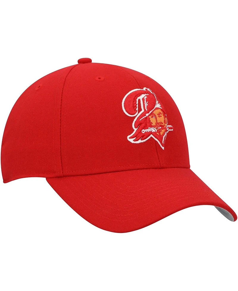Men's '47 Brand Red Tampa Bay Buccaneers Mvp Adjustable Hat