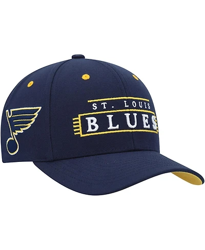 Men's Mitchell & Ness Navy St. Louis Blues Lofi Pro Snapback Hat
