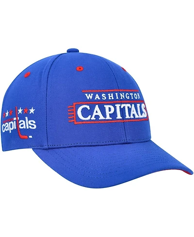 Men's Mitchell & Ness Blue Washington Capitals Lofi Pro Snapback Hat