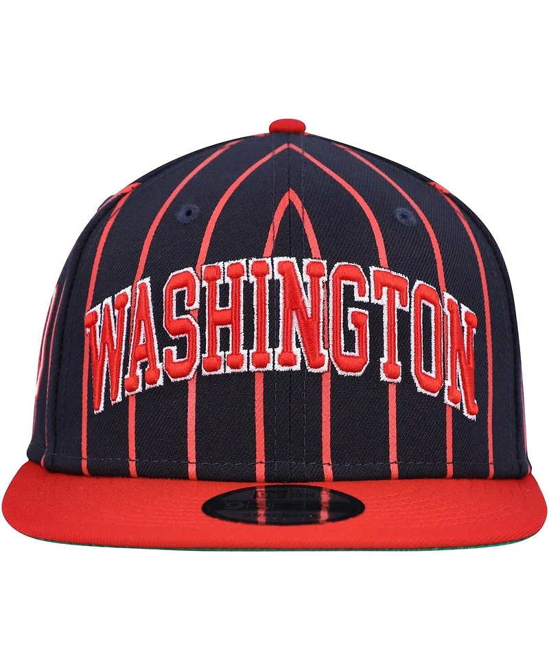 Men's New Era Navy, Red Washington Nationals City Arch 9FIFTY Snapback Hat