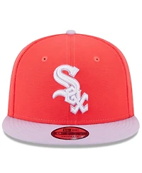 Men's New Era Red, Purple Chicago White Sox Spring Basic Two-Tone 9FIFTY Snapback Hat