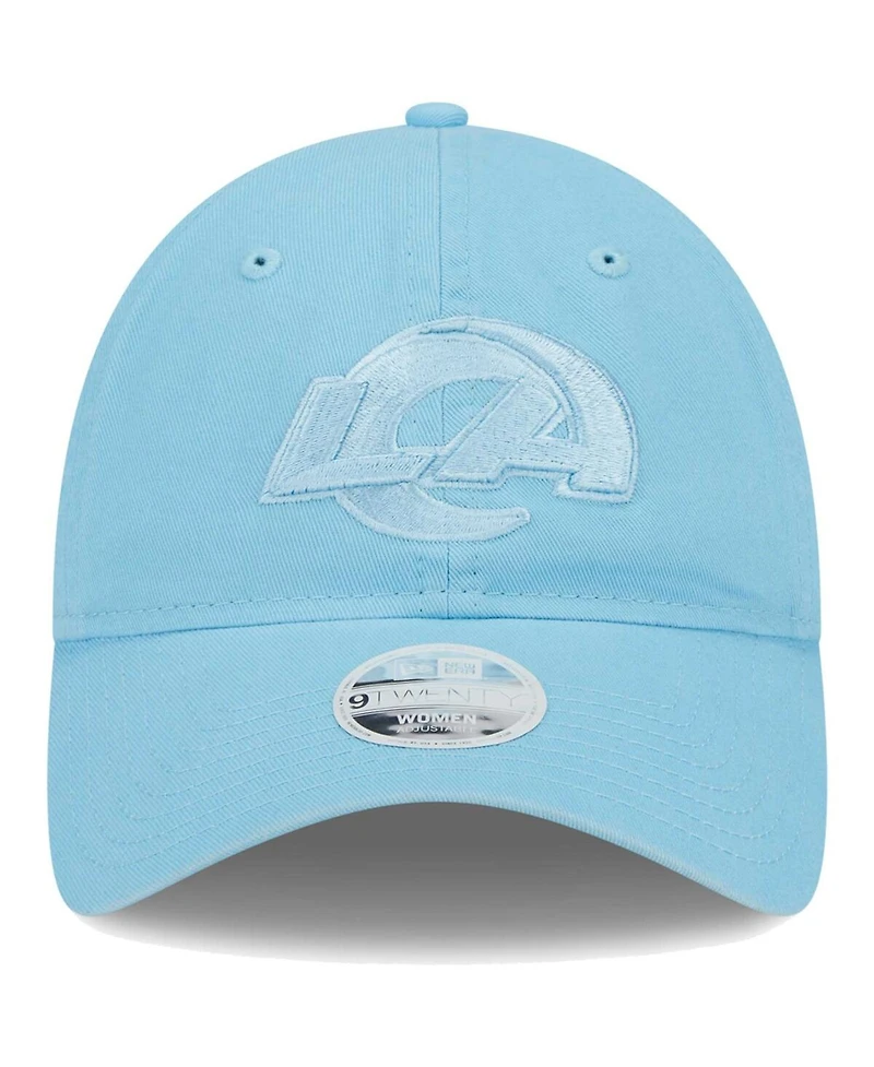 Women's New Era Light Blue Los Angeles Rams Color Pack Brights 9TWENTY Adjustable Hat