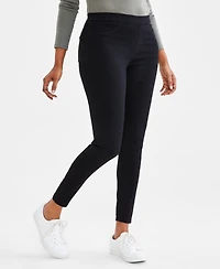 Style & Co Petite Mid-Rise Pull On Jeggings, Created for Macy's