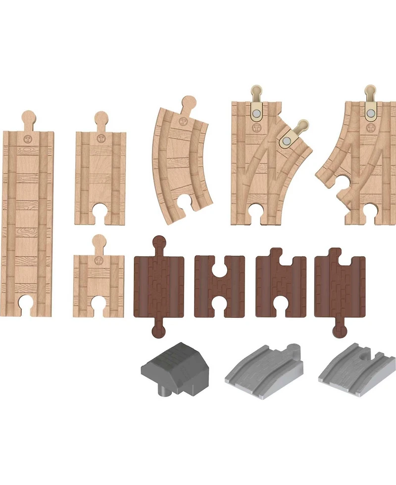 Fisher Price Thomas Friends Wooden Railway Expansion Clackety Train Track Pack