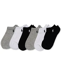 Polo Ralph Lauren Women's 6-Pk. Flat Knit Low-Cut Socks