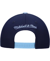 Men's Mitchell & Ness Deep Sea Blue Vancouver Whitecaps Fc Team Script 2.0 Stretch Snapback Hat