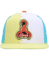 Men's Mitchell & Ness White San Jose Earthquakes Jersey Hook Snapback Hat