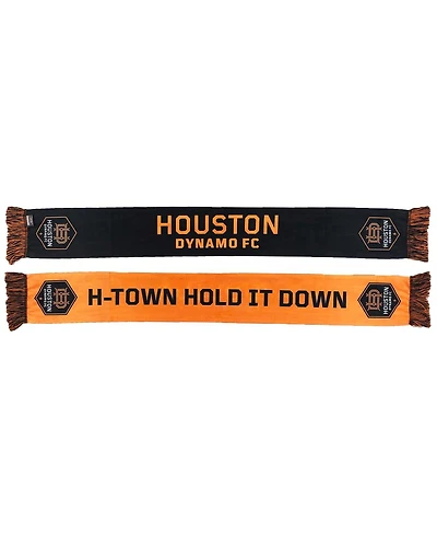 Men's and Women's Orange, Black Houston Dynamo Two-Tone Summer Scarf