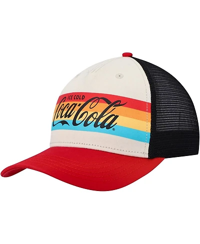 Men's American Needle Cream, Black Coca-Cola Sinclair Snapback Hat