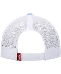 Men's Hooey Light Blue, White Zenith Trucker Snapback Hat
