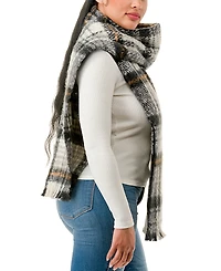 Marcus Adler Plaid Scarf