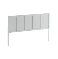 Merrick Lane Grady King Raised Panel Wooden Adjustable Headboard Only