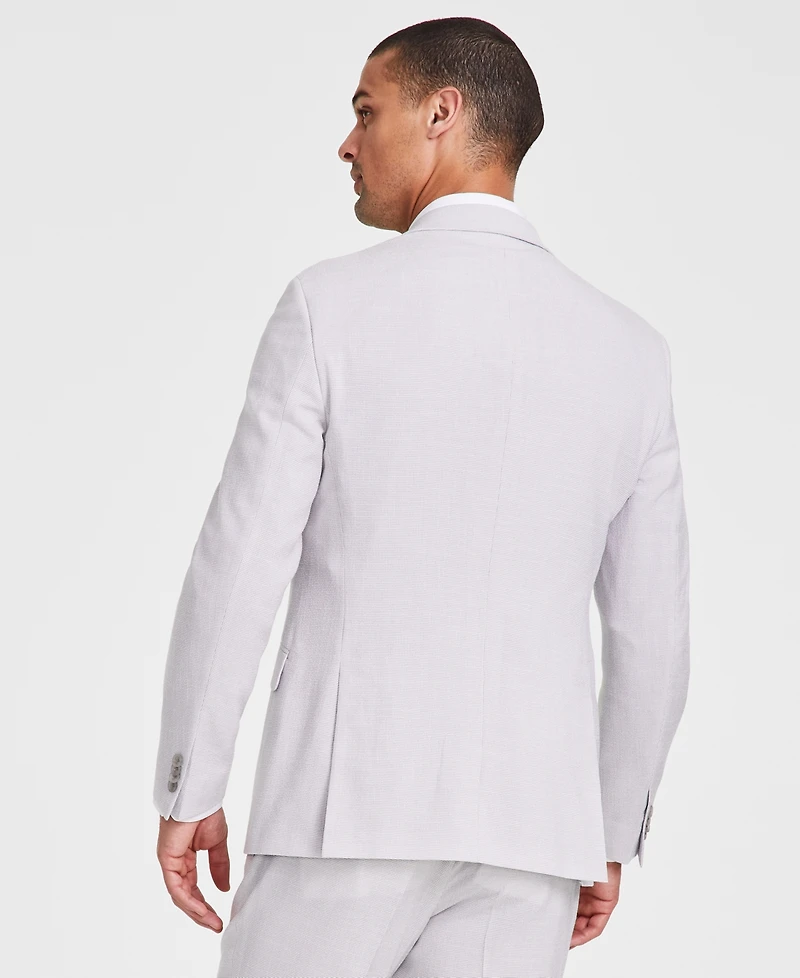 Kenneth Cole Reaction Men's Slim-Fit Mini-Houndstooth Suit