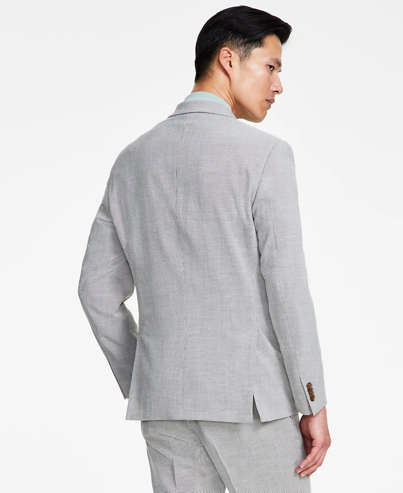 Kenneth Cole Reaction Men's Slim-Fit Mini-Houndstooth Suit