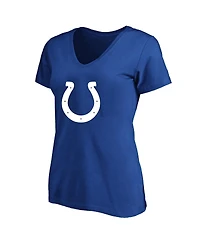 Women's Fanatics Anthony Richardson Royal Indianapolis Colts Plus Player Name and Number V-Neck T-shirt
