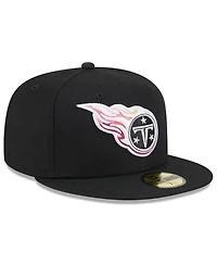 Men's New Era Black Tennessee Titans 2023 Nfl Crucial Catch 59FIFTY Fitted Hat