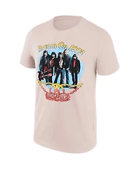 Men's and Women's Tan Aerosmith Graphic T-shirt