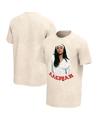 Men's Tan Aaliyah Washed Graphic T-shirt